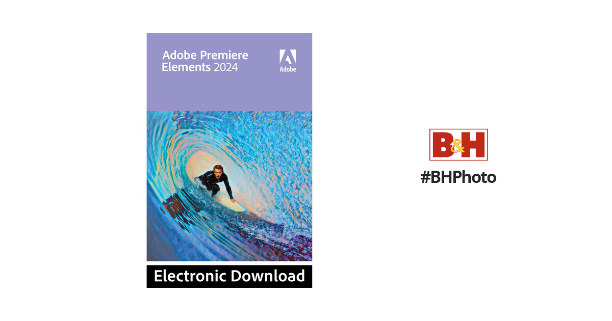 Adobe Premiere Elements 2024 (Windows, Electronic Download)