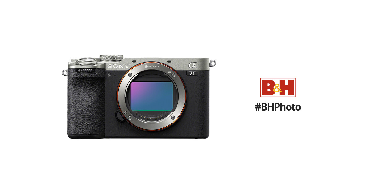 Sony a7C II Mirrorless Camera (a7C2 ILCE-7CM2S Silver) B&H Photo