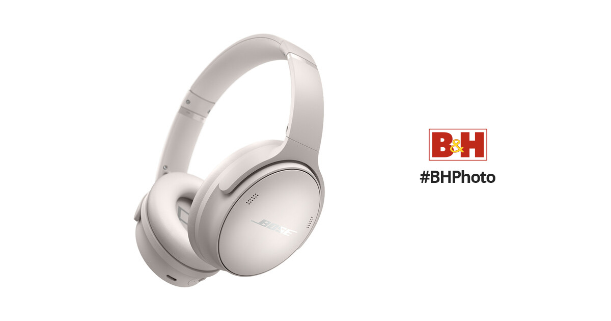 Bose QuietComfort Wireless Over-Ear Active Noise Canceling Headphones  (White Smoke)
