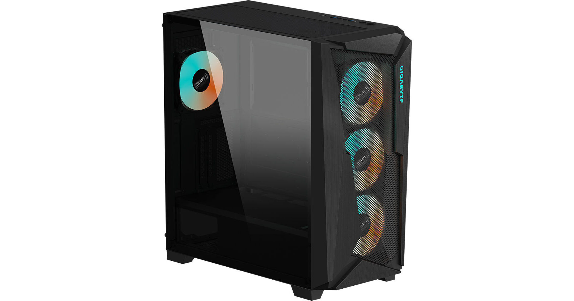 Gigabyte C301 GLASS Mid-Tower Case (Black) GB-C301G B&H Photo