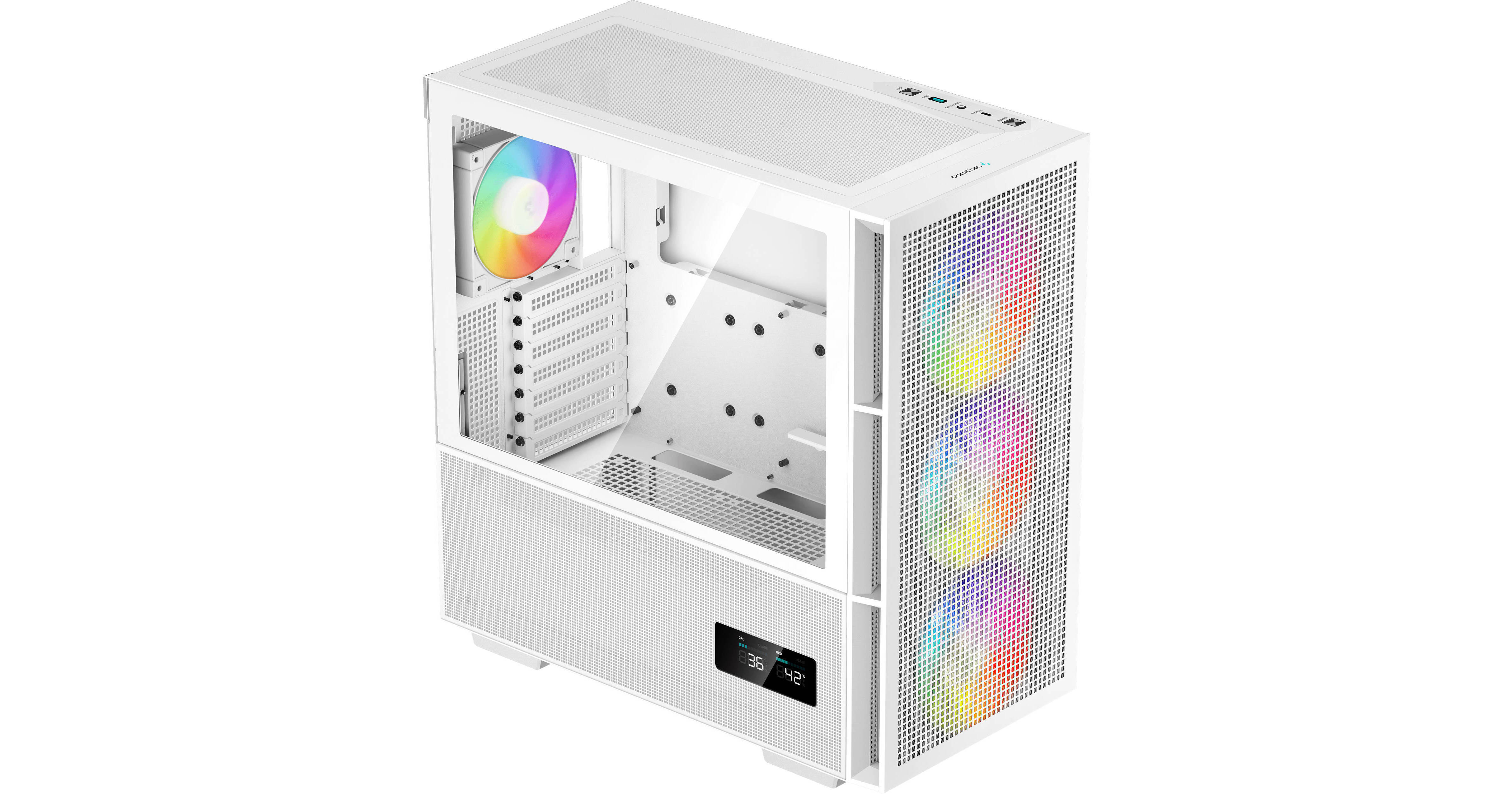 Deepcool CH560 Digital Computer Case (White) R-CH560-WHAPE4D-G-1