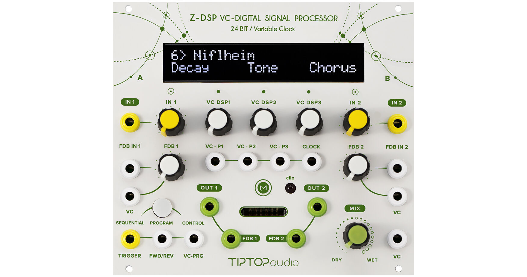 TipTop Audio ZDSP VoltageControlled Digital Signal ZDSP NS B&H