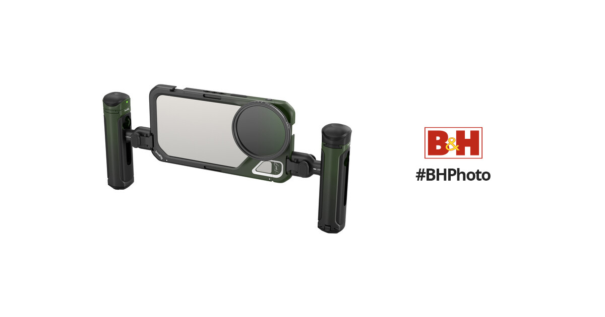 SmallRig x Brandon Li Special Mobile Video Cage Kit with Dual Handles and  Basic Accessories for iPhone 15 Pro Max