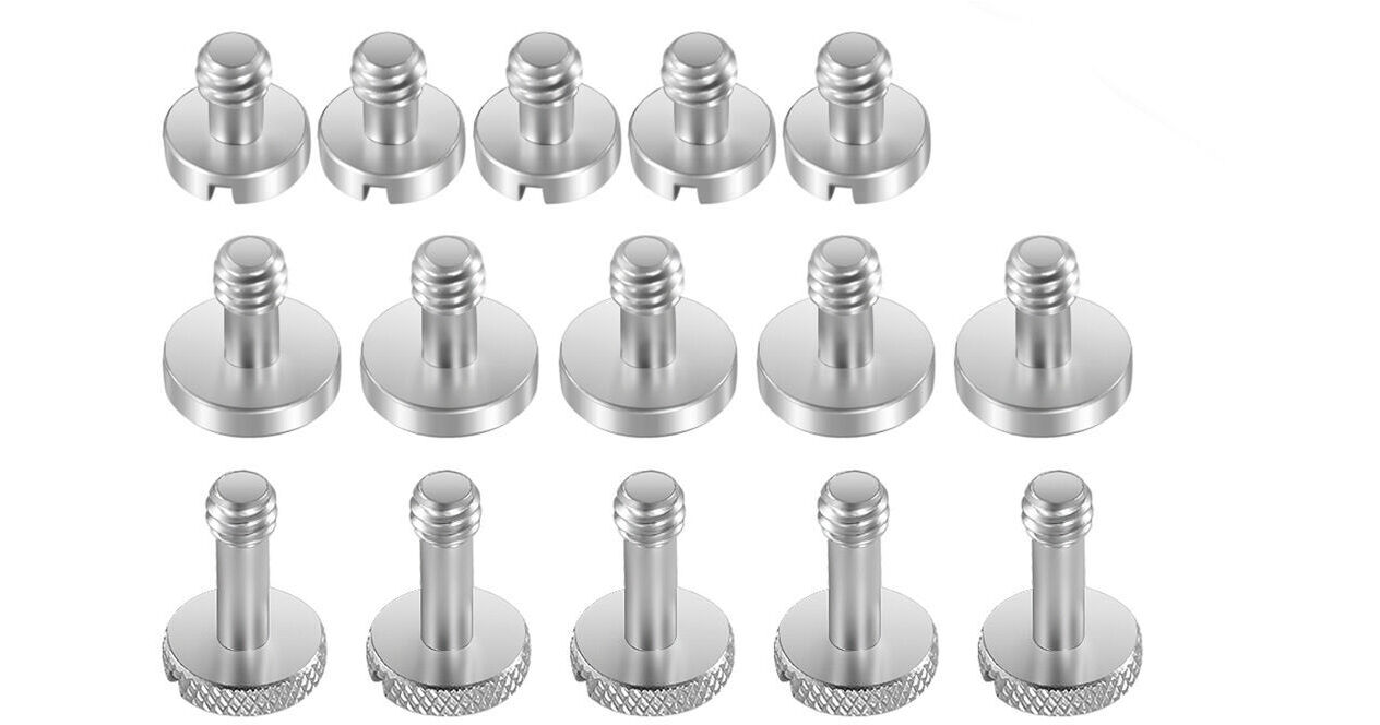 Neewer 1/4''20 Quick Release Plate Slotted Screw Kit 66602792