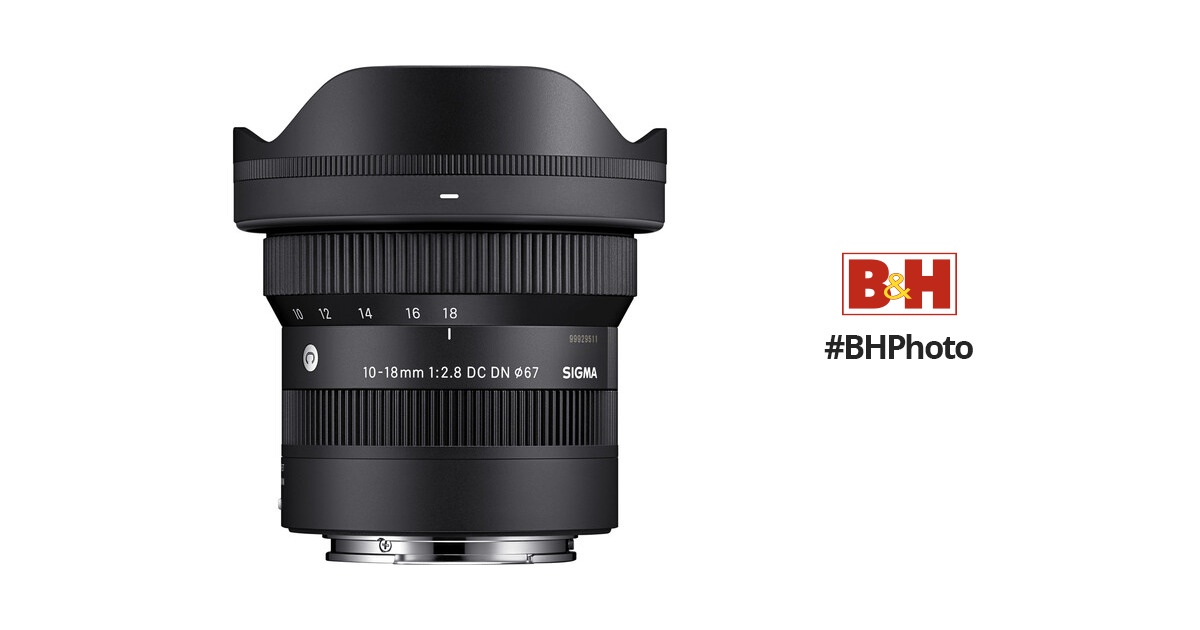 Sigma 10-18mm f/2.8 DC DN Contemporary Lens (Sony E)