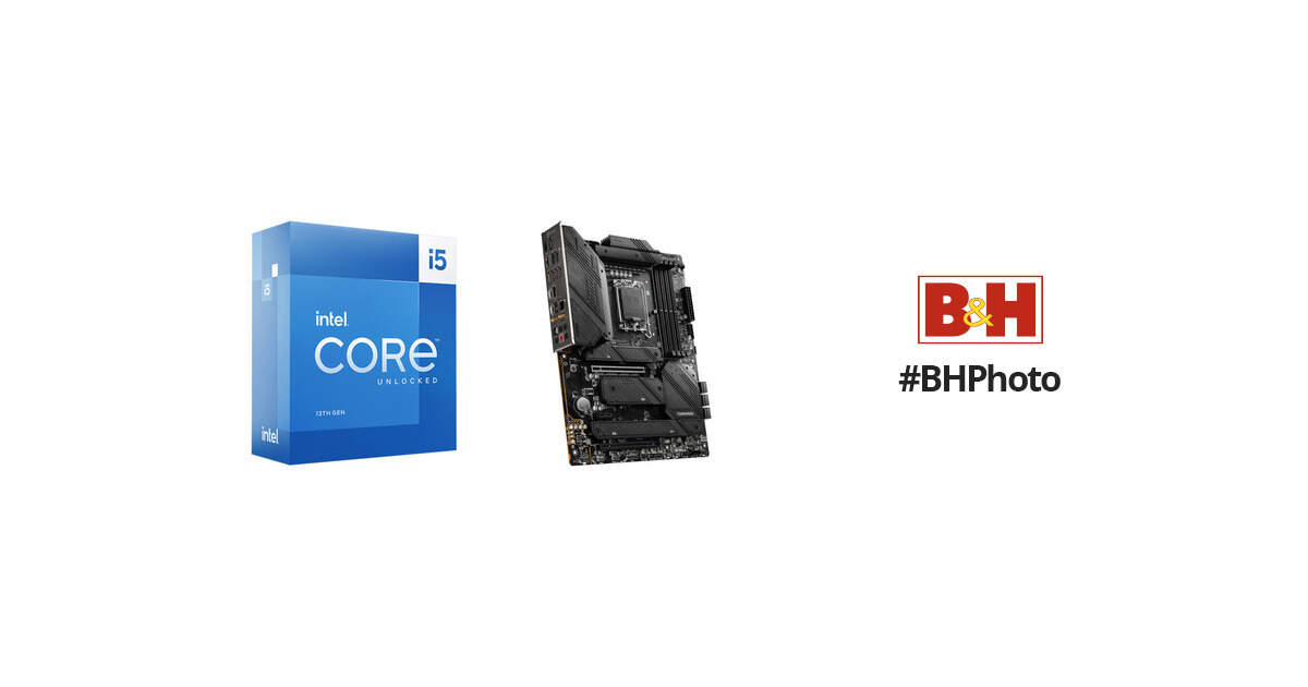 Intel Core i5-13600K 3.5 GHz 14-Core LGA 1700 Processor & MSI MAG Z790  TOMAHAWK WIFI ATX Motherboard Bundle