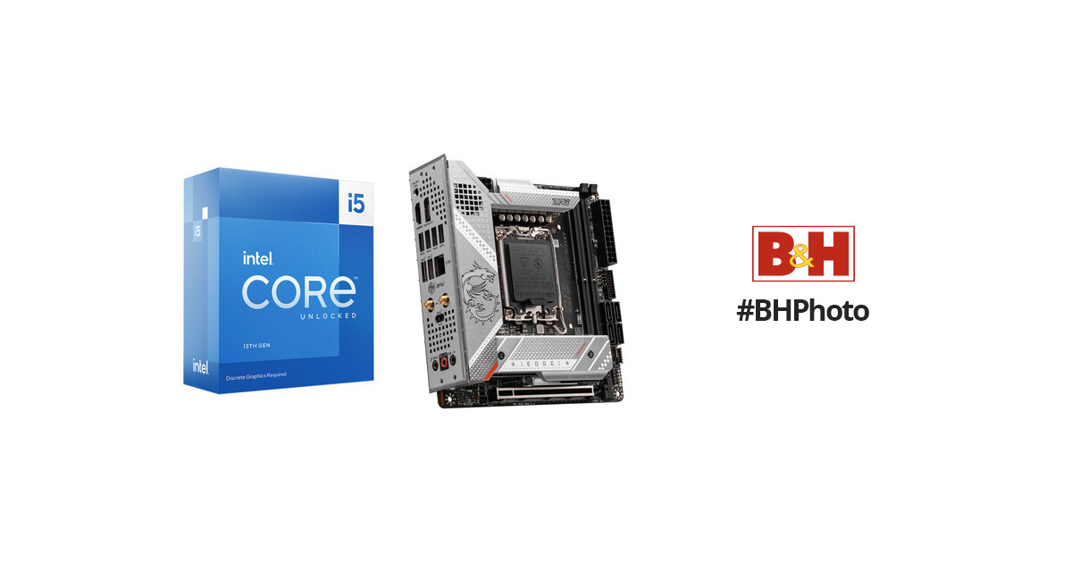 Intel Core i5-13600K 3.5 GHz 14-Core LGA 1700 Processor & MSI PRO Z690-P  ATX Motherboard Bundle
