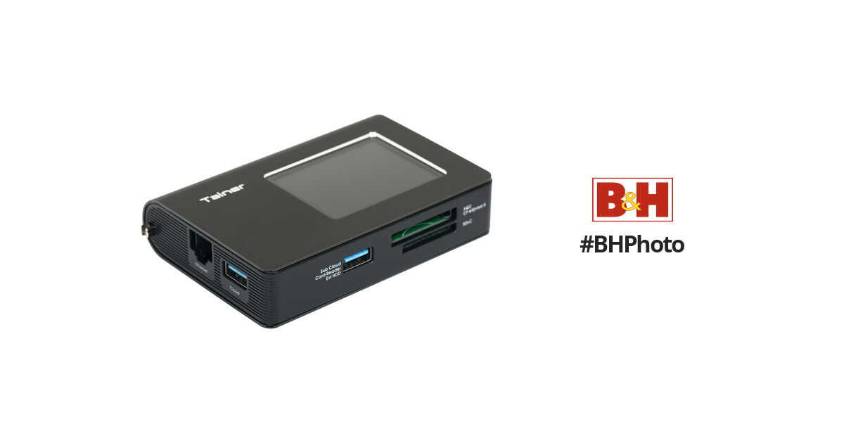 ClouZen TAINER Portable All-in-One Backup Storage with 2TB SSD