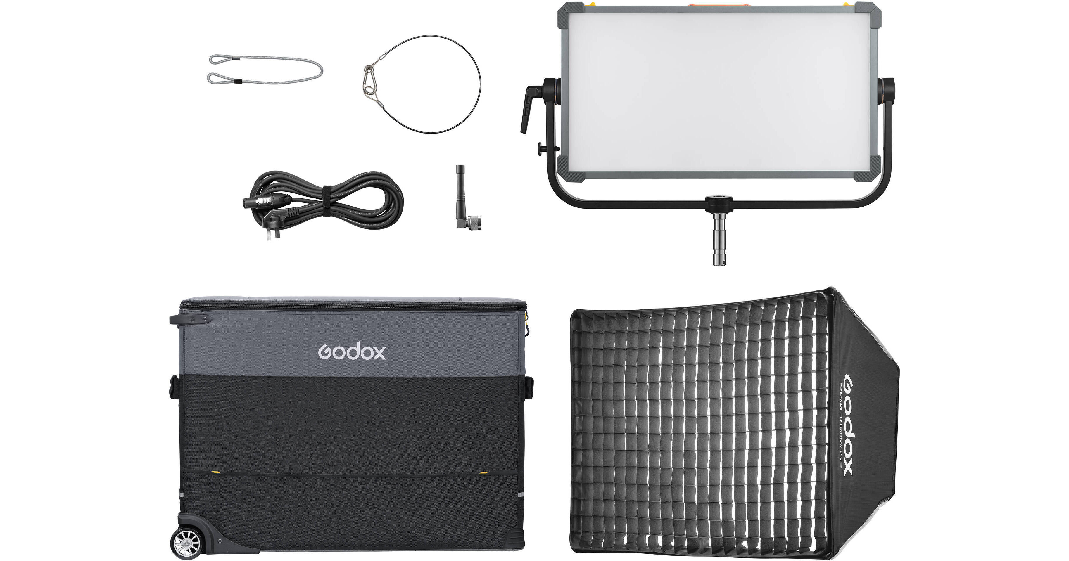 Godox KNOWLED LiteFlow K1 Kit Riflettori Per Luci Cinesi | 7.6 E 15.2 Cm | Luce Dura, Media E Morbida
