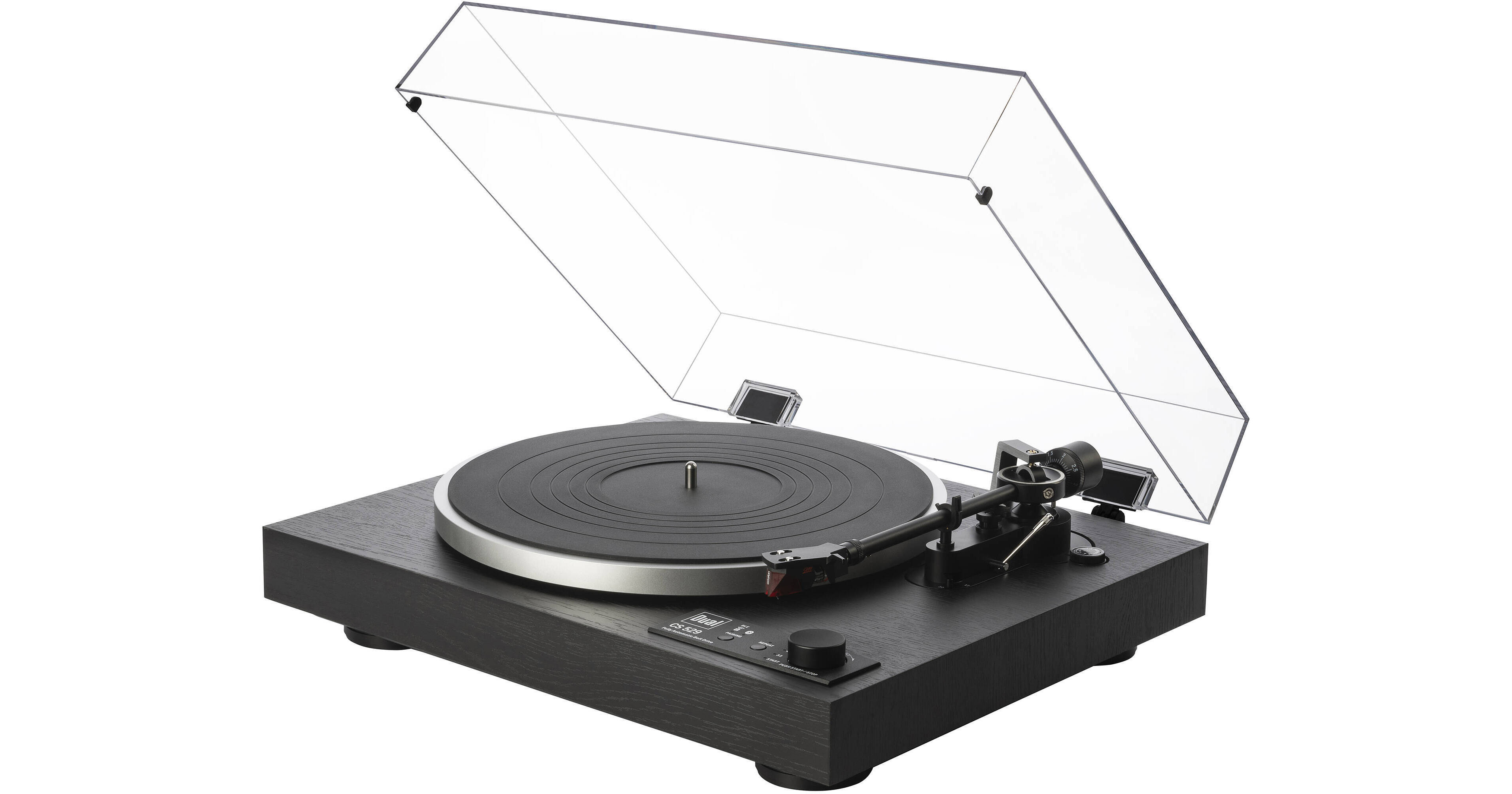 Dual Electronics CS 529 Three-Speed Automatic Turntable with Bluetooth  (Black)