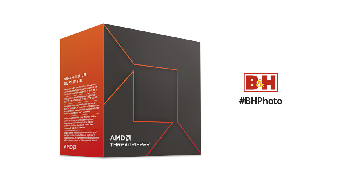 AMD Ryzen Threadripper 7980X 3.2 GHz 64-Core sTR5 Processor