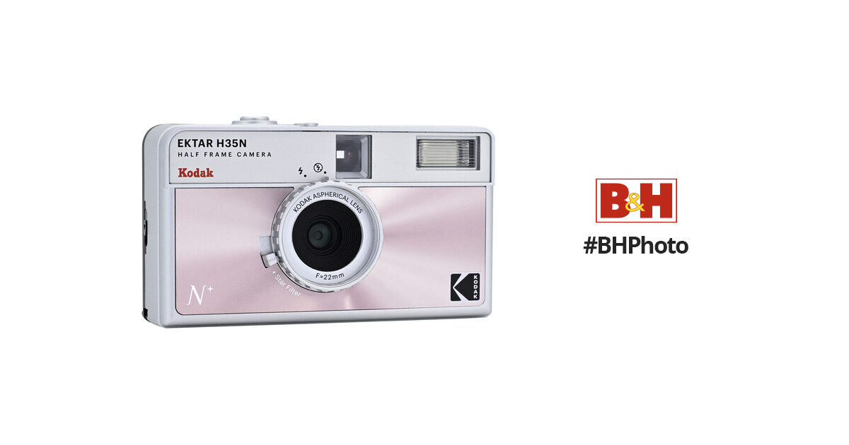 Kodak Ektar H35N Half-Frame Film Camera (Glazed Pink)