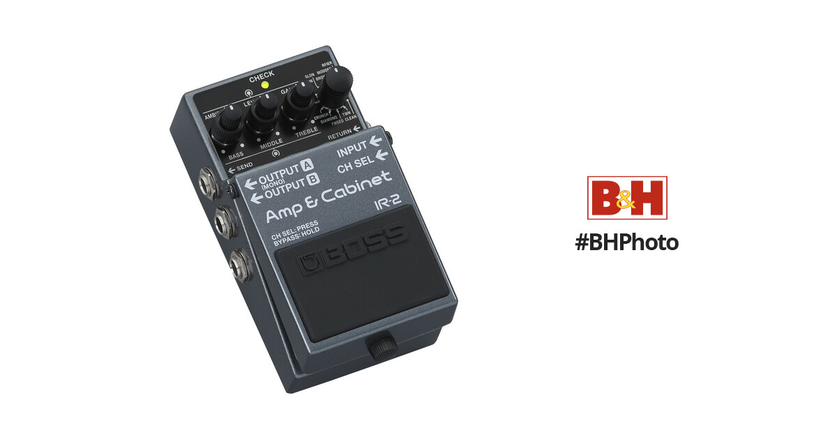 BOSS IR-2 Amplifier and Cabinet Emulation Pedal IR-2 B&H Photo