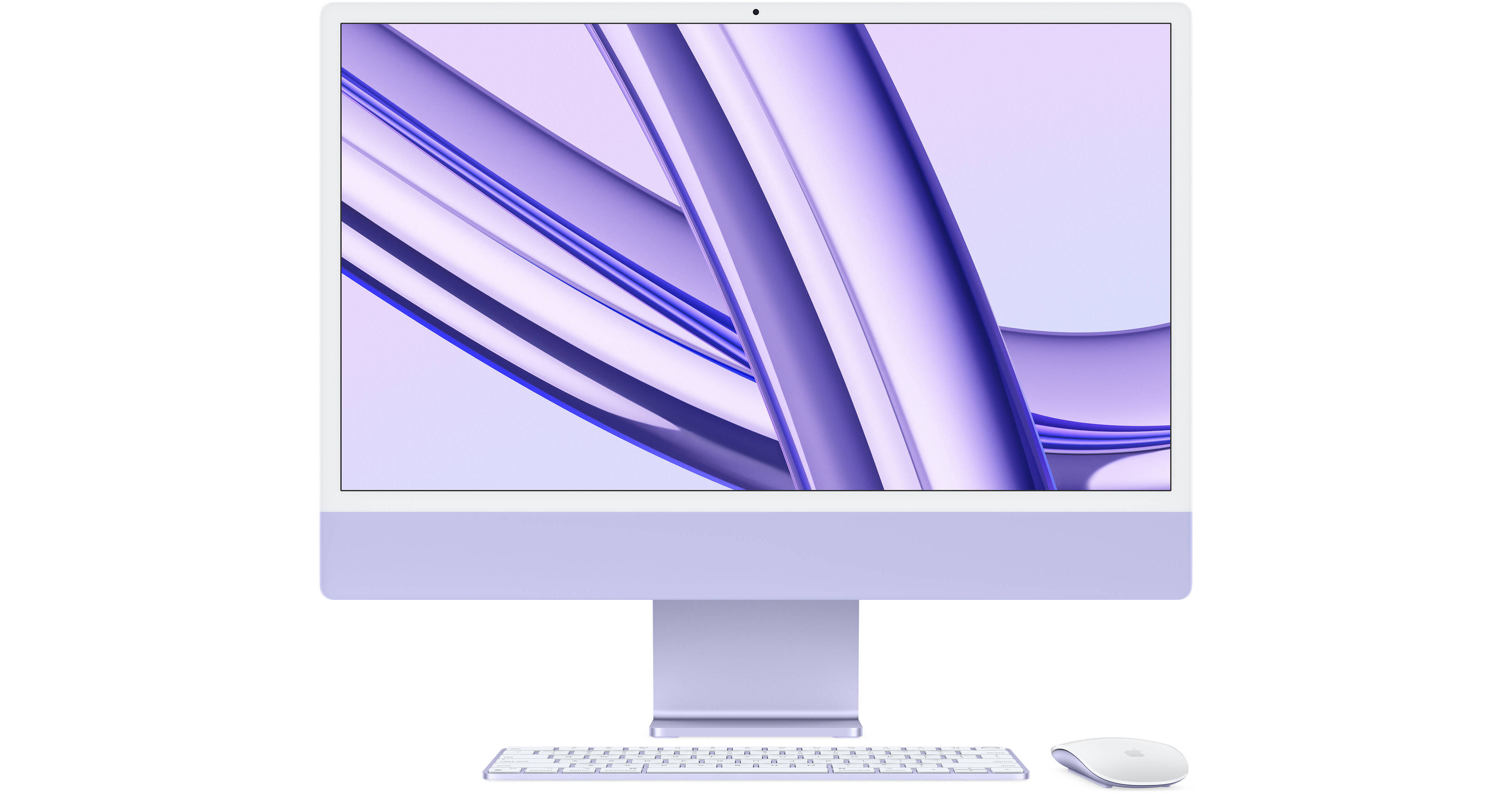 Apple 24 iMac with M3 Chip (Purple) Z19P0001W B&H Photo Video