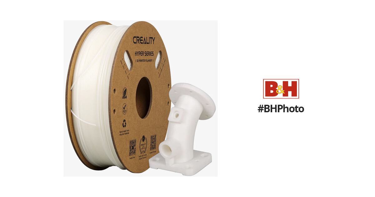 3Pcs Creality Hyper ABS 3D Printing Filament Black Grey White