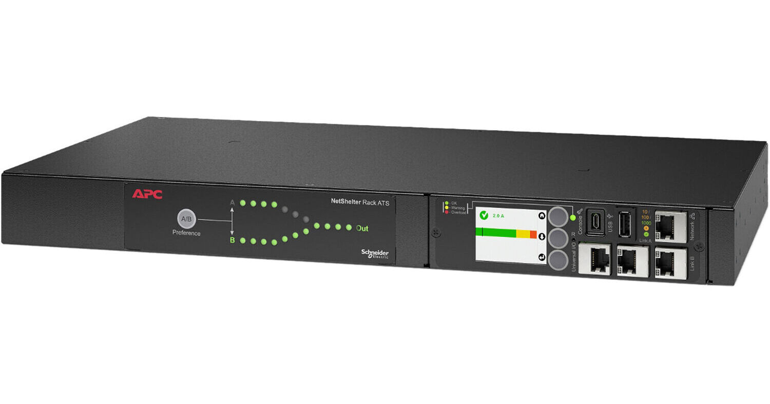 APC Netshelter Rack Automatic Transfer Switch AP4450A B&H Photo