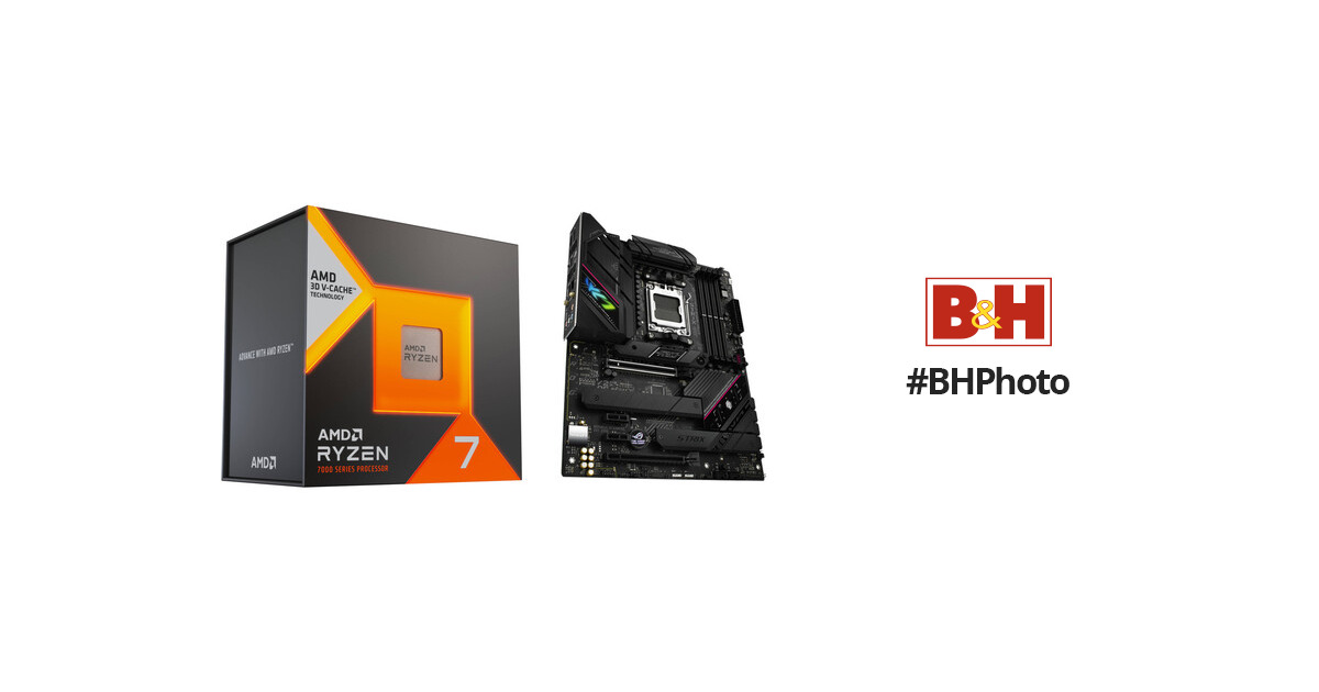 AMD Ryzen 7 7800X3D 4.2 GHz Eight-Core AM5 100-100000910WOF B&H
