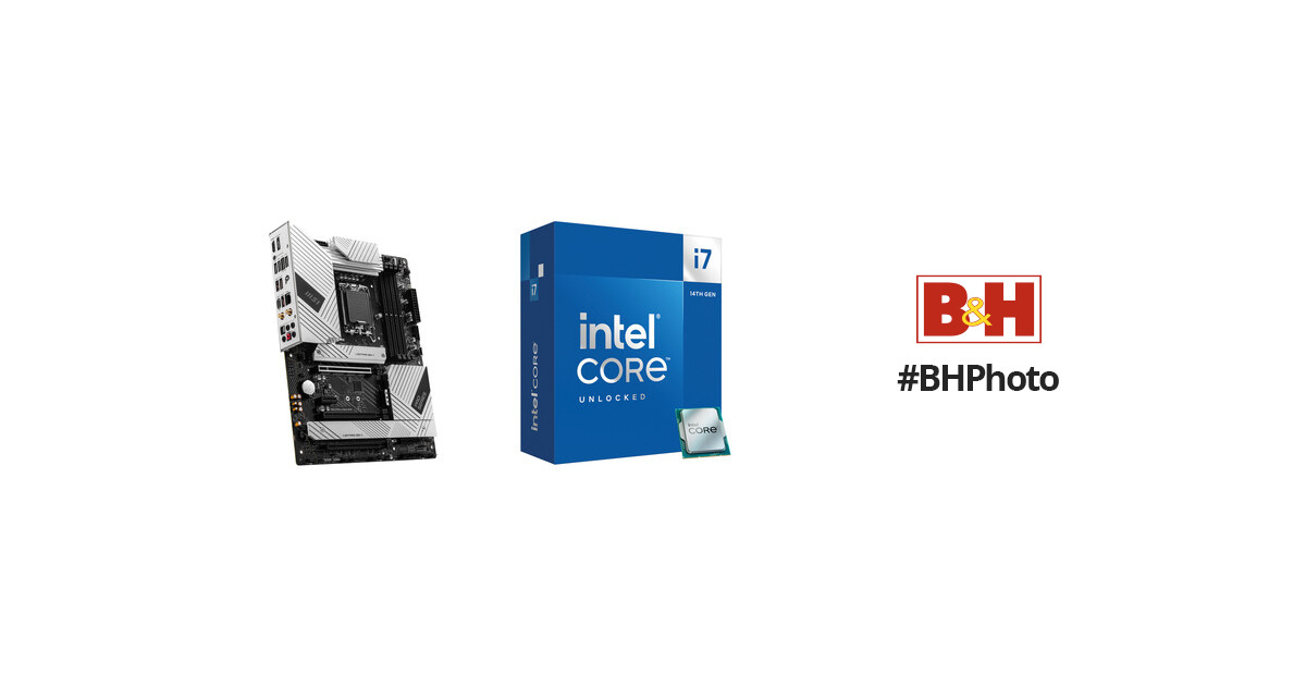 $449 Intel i7-14700K, MSI Z790-P, and 32GB DDR5 3-1 Combo! - Micro