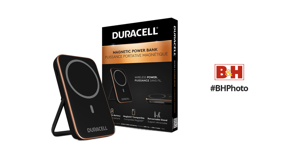 Duracell Micro 5 Portable Magnetic 5000mAh Power DMP-PB-MICRO5