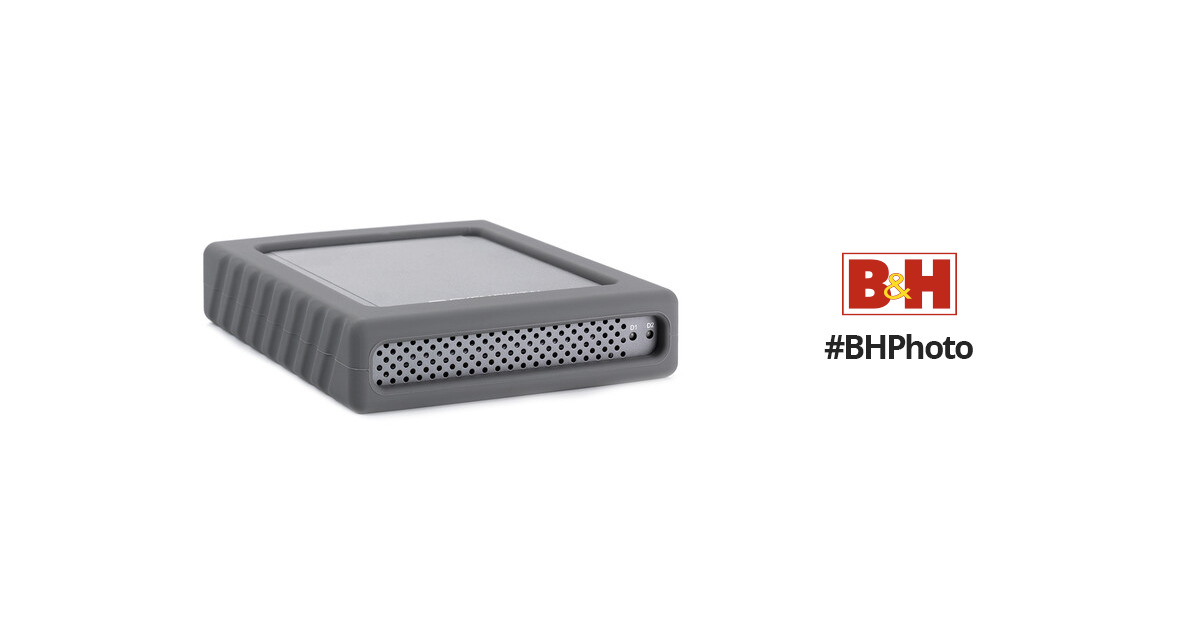 Oyen Digital MiniPro RAID V4 16TB 2-Bay USB-C 3.2 Gen 2 Portable SSD & RAID  Array (2 x 8TB)