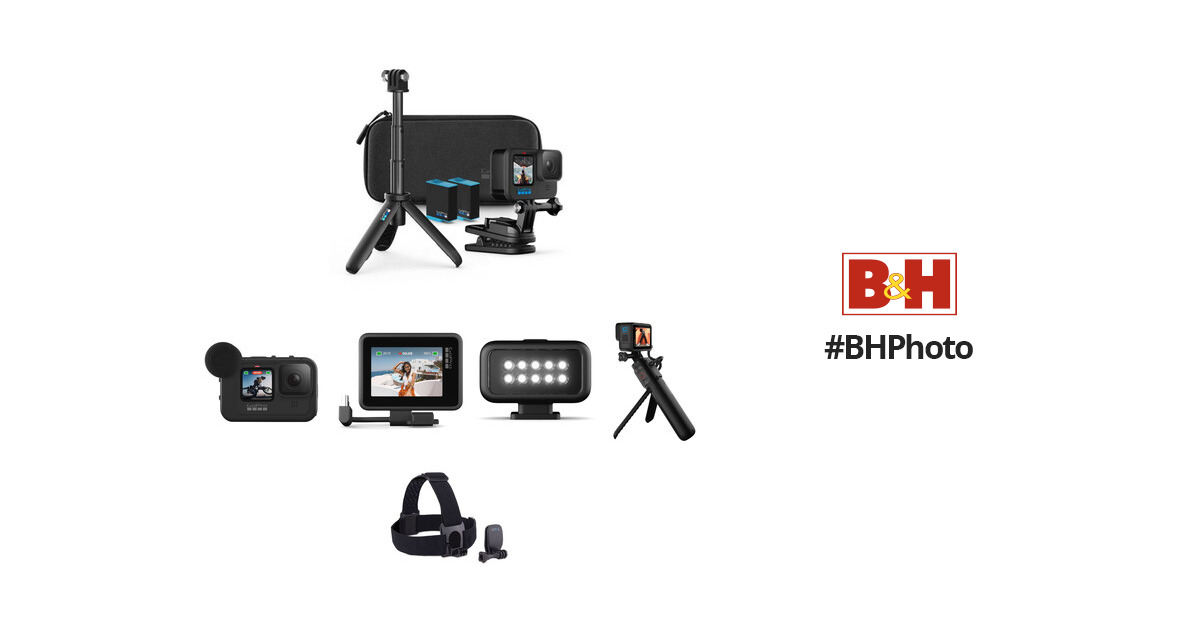 GoPro HERO10 Black Basic Kit B&H Photo Video