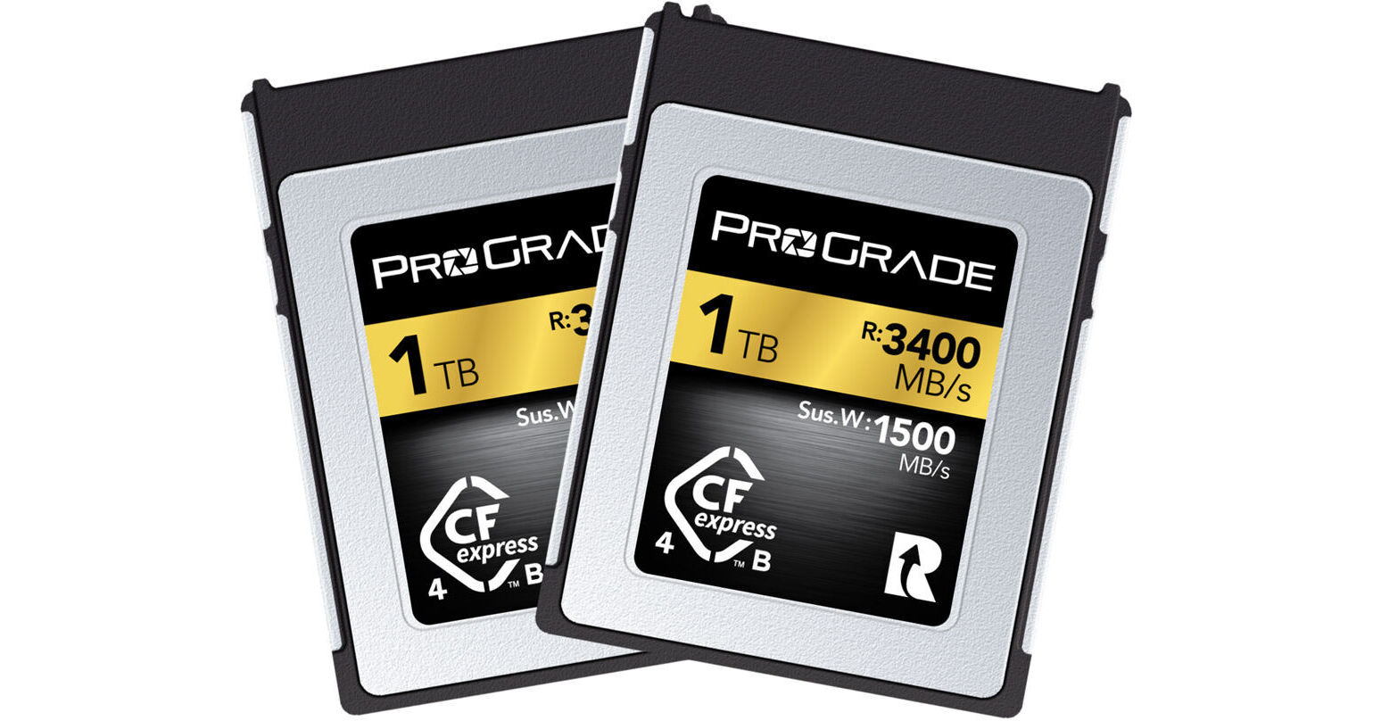 ProGrade Digital 1TB CFexpress 4.0 Type B Gold PGCFX1TBAT2BH B&H