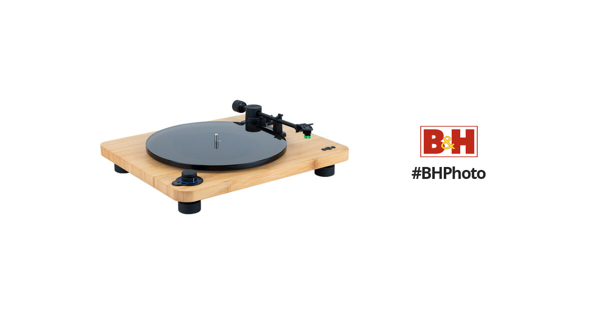 House of Marley Stir It Up Lux Wireless Turntable: Vinyl Record Player with  Wireless Bluetooth Connectivity, Built-in Pre-Amp, and Sustainable