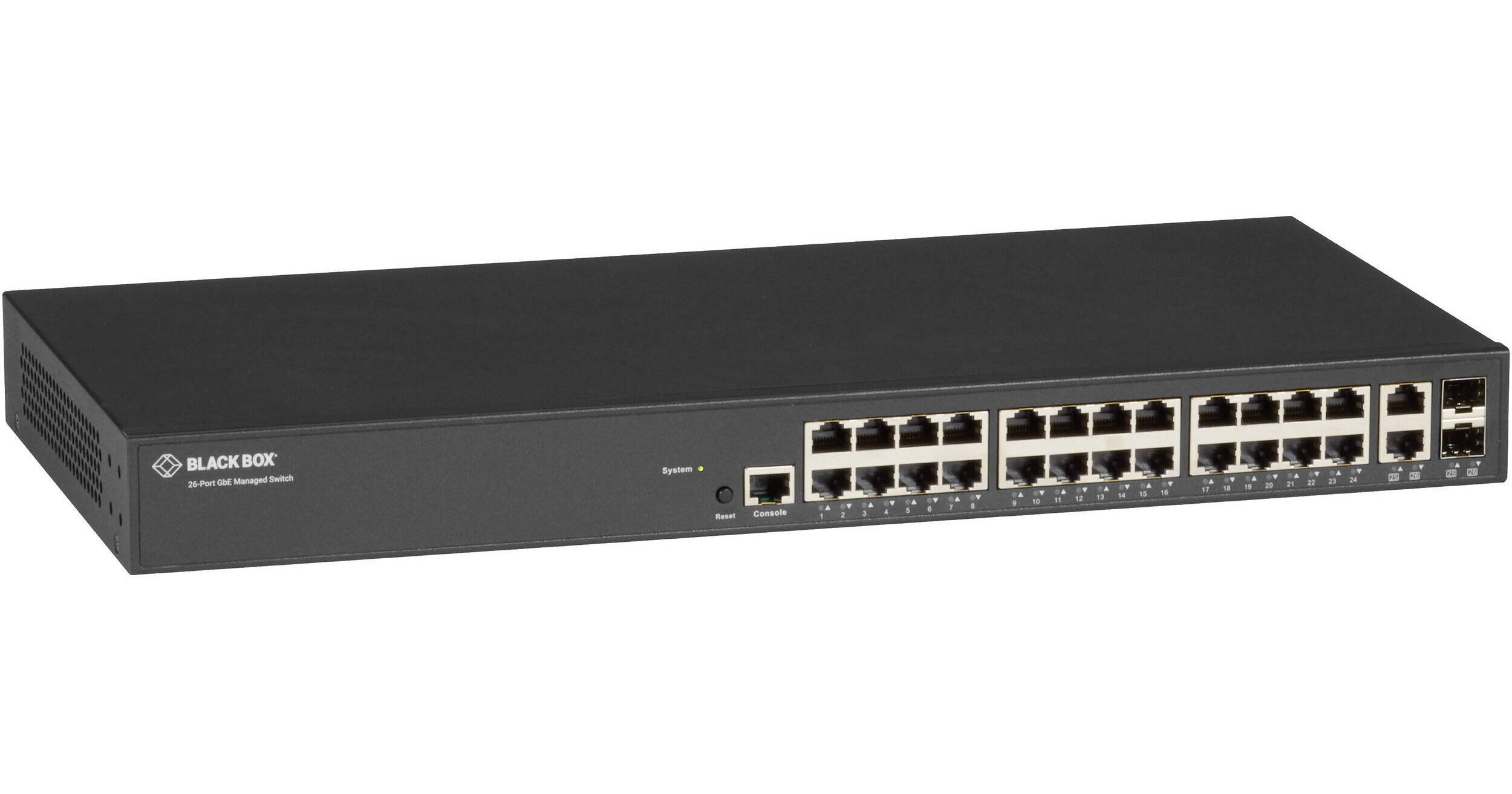 Black Box LGB1126A-R2 26-Port Gigabit Managed Switch LGB1126A-R2