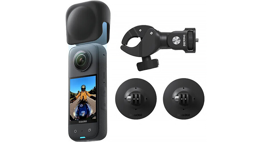 Insta360 X3 360° Camera Motorcycle Kit CINSAAQQ B&H Photo