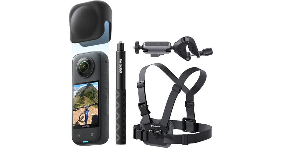 Insta360 X3 360° Camera Motorcycle Kit CINSAAQQ B&H Photo