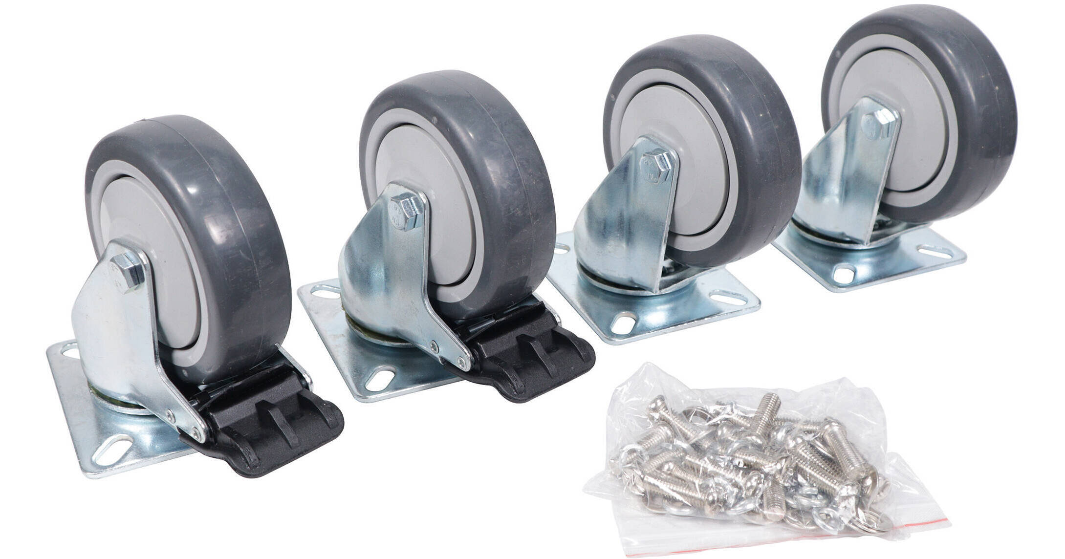 ProX Set of Four Industrial Caster Wheels & XCASTER4BLK100X80