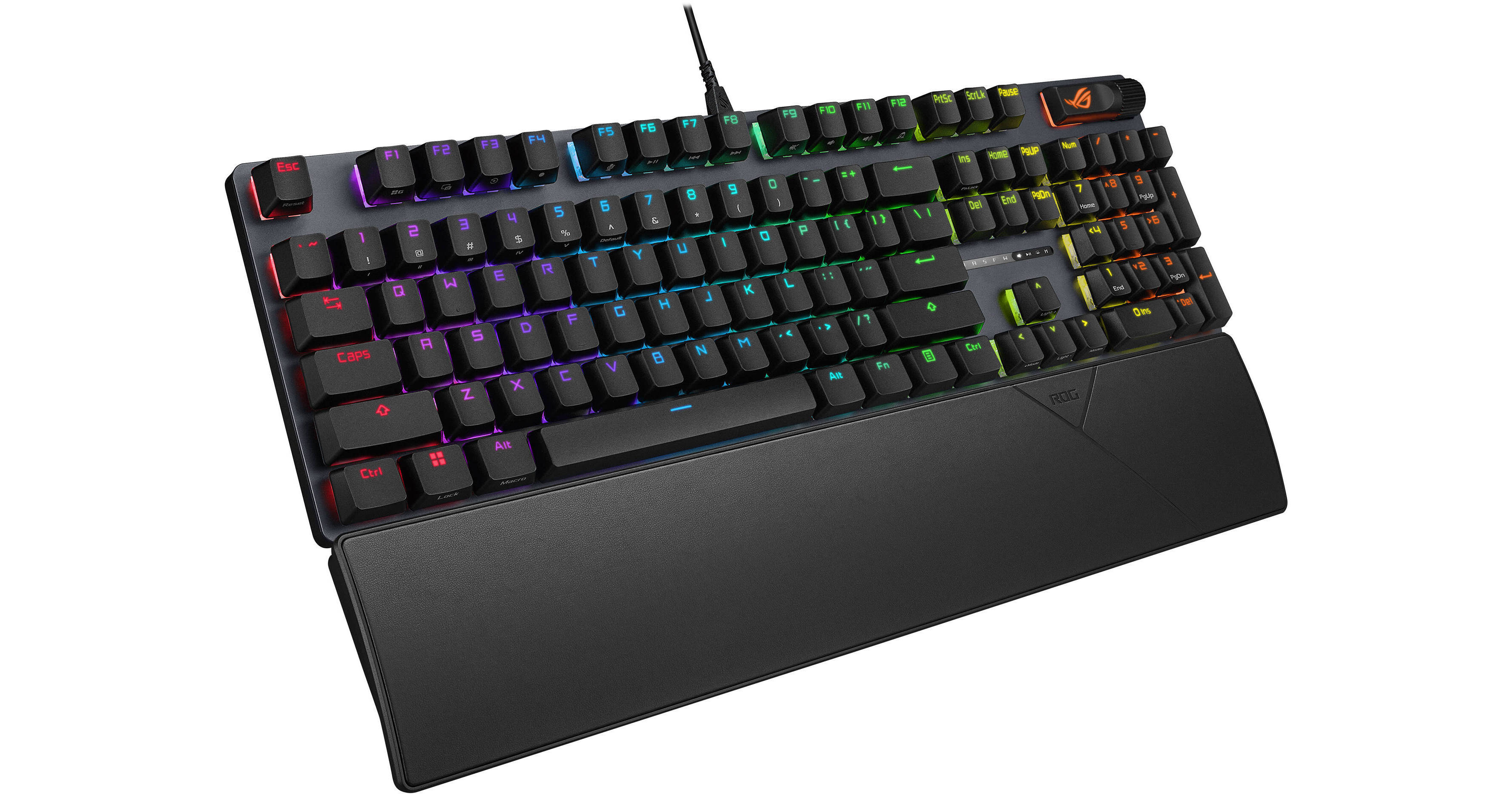 ASUS Republic of Gamers Strix Scope II 96 Wired Gaming Keyboard (NX Snow  Linear Switches)