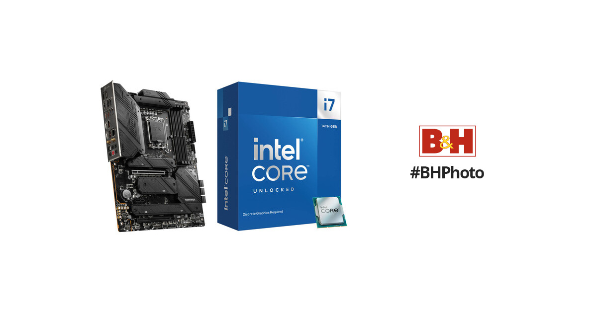 Intel - Intel Core i7-14700KF (3.4 GHz / 5.6 GHz) + MAG CORELIQUID E360 -  Processeur INTEL - Rue du Commerce