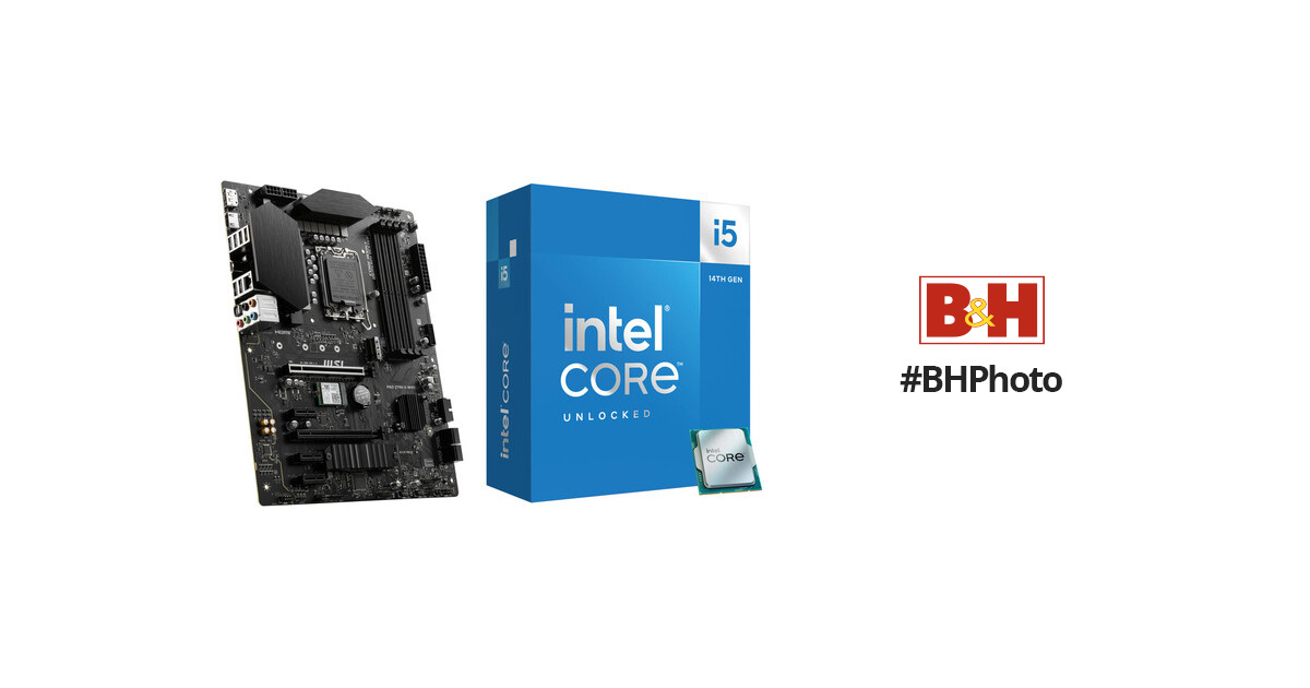 MSI Intel Core i5-14600K 3.5 GHz 14-Core LGA 1700 Processor &