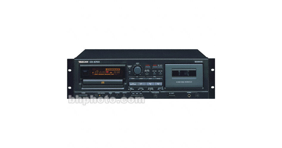 TASCAM CD-A700 Combination CD Player and Cassette CD-A700 B&H