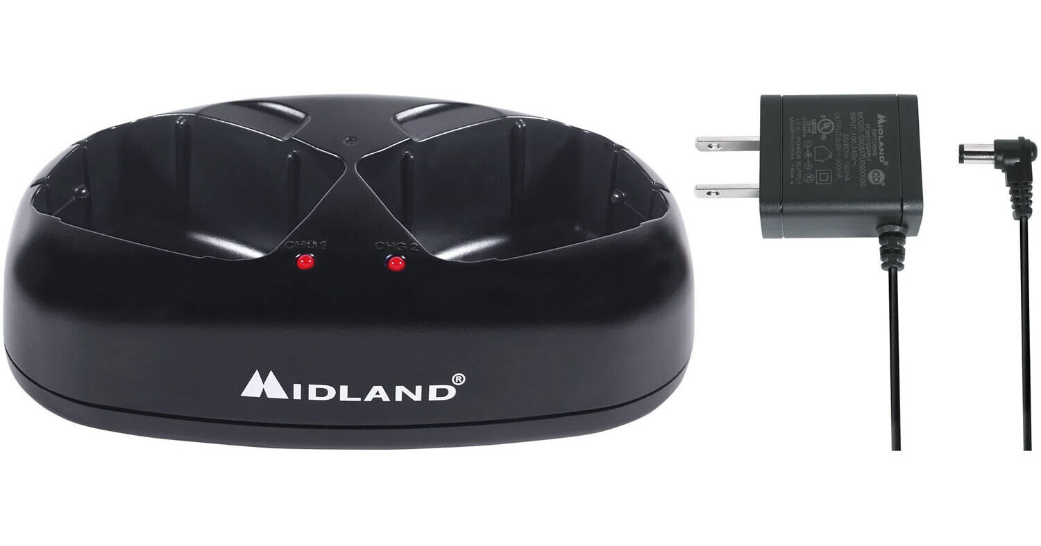 Midland AVP10 Dual Desktop Charger Station for Select GXT AVP10
