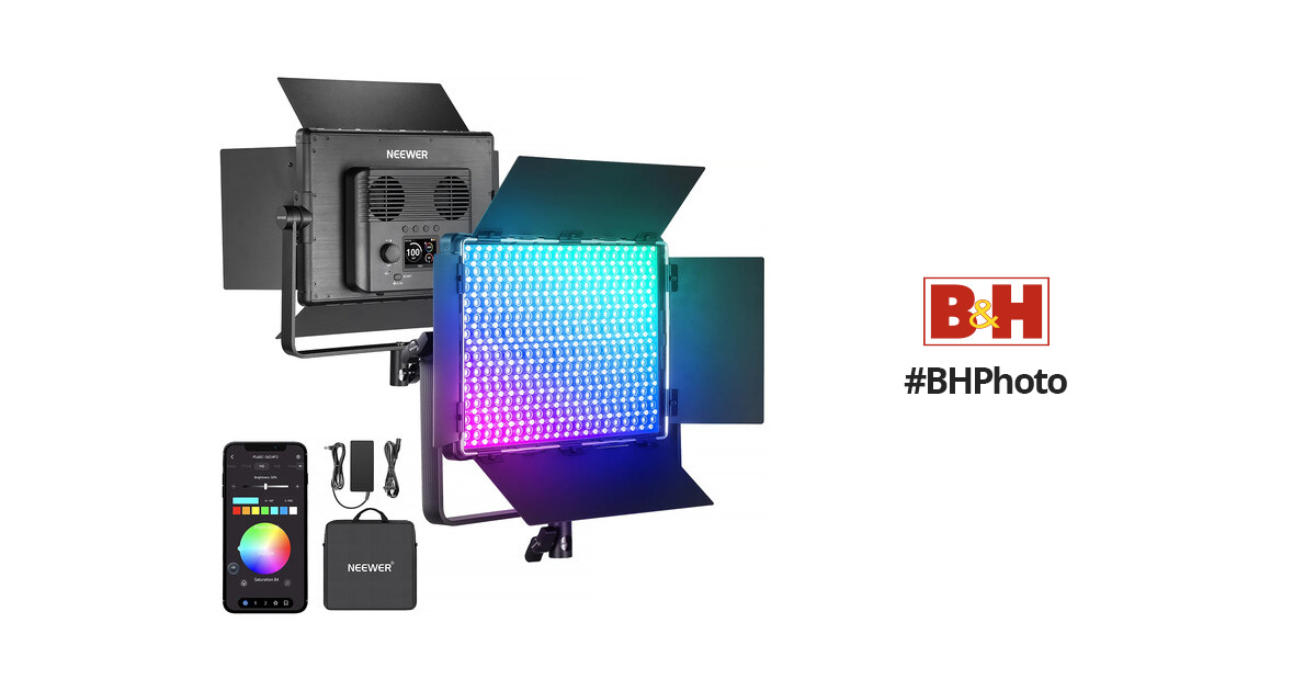 Neewer 660 RGB LED Video Light with App Control, Photography Video