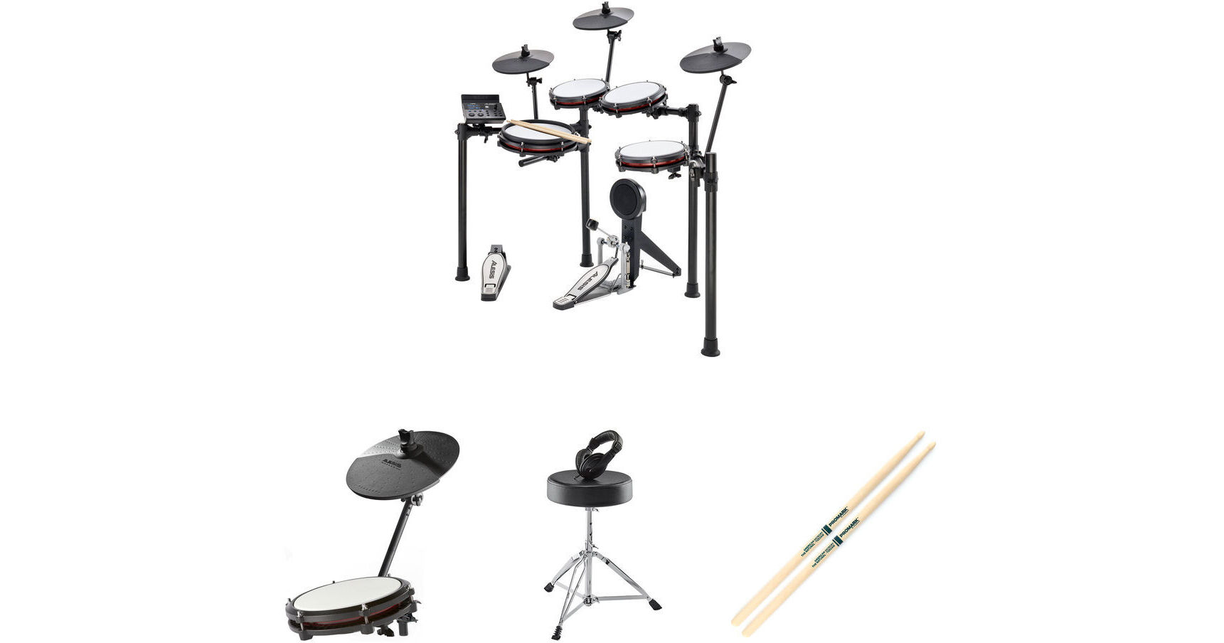 Alesis Nitro Max 8Piece Electronic Drum Kit with AddOn Pack