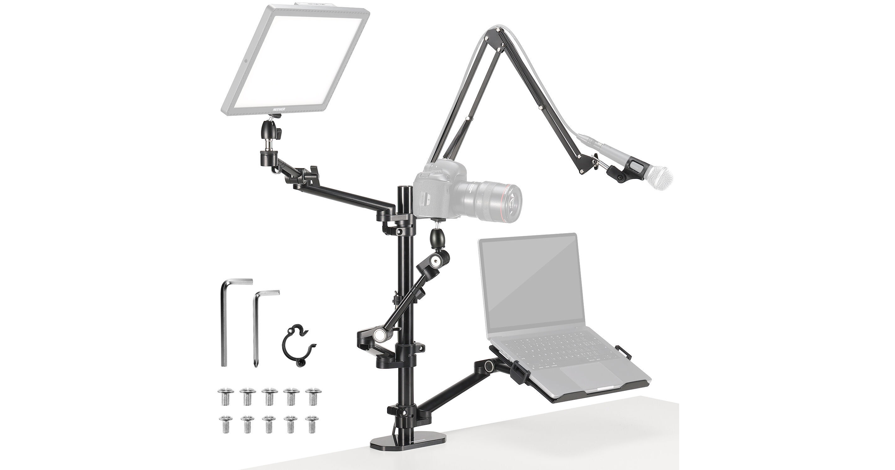 Neewer DS007 Overhead Camera Stand Desk Mount Rig 66604259 B&H