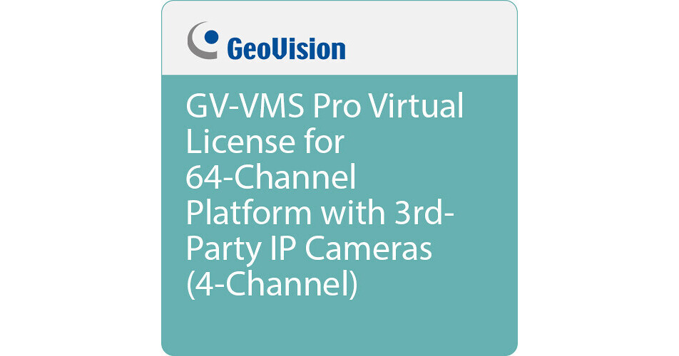 Geovision 3rd party ip best sale camera license