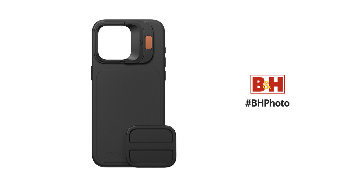 PolarPro LiteChaser 15 Case for iPhone 15 Pro (Black) IP15-P-BLK