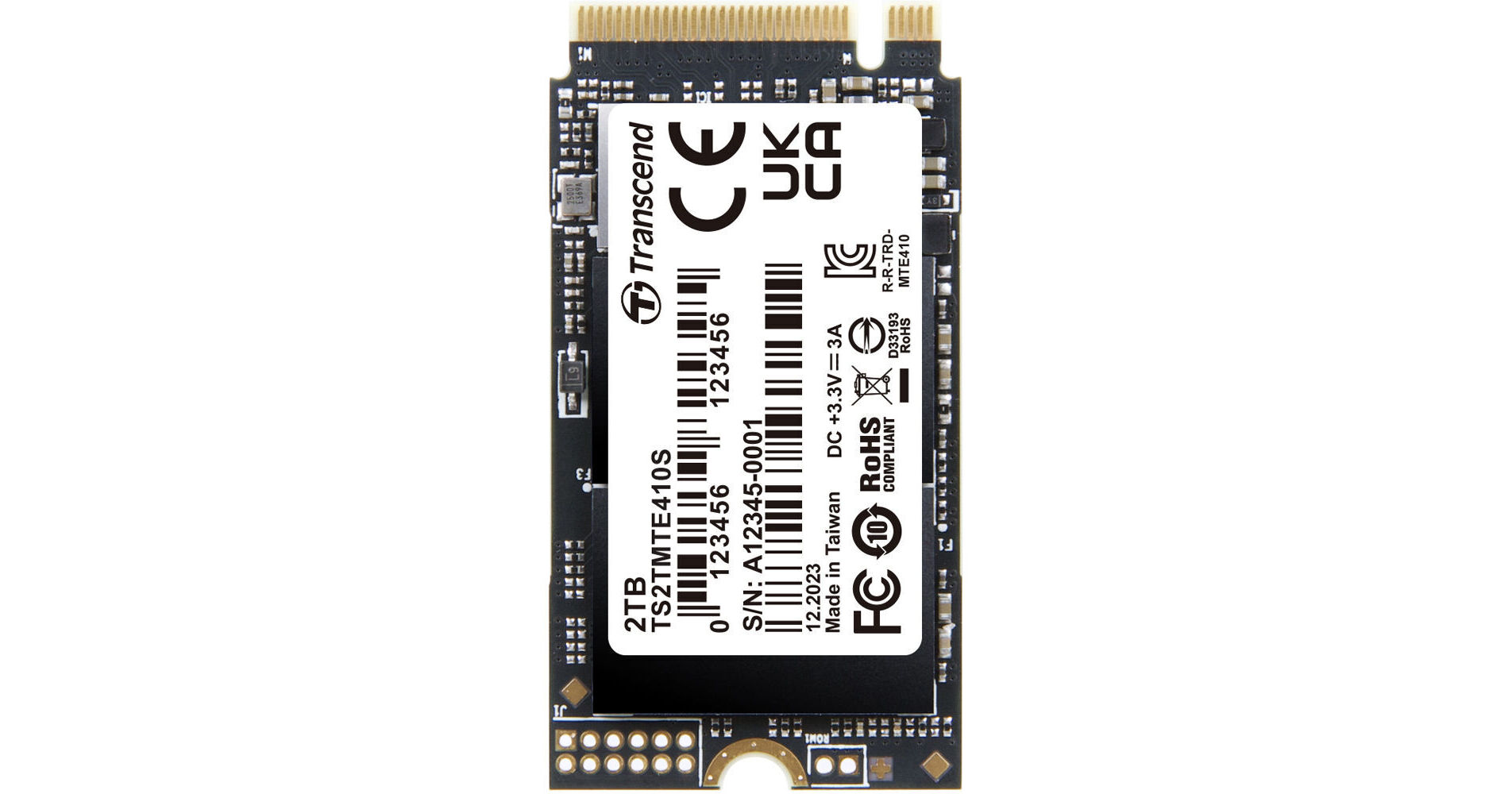 Transcend 2TB MTE410S NVMe PCIe 4.0 M.2 Internal SSD TS2TMTE410S