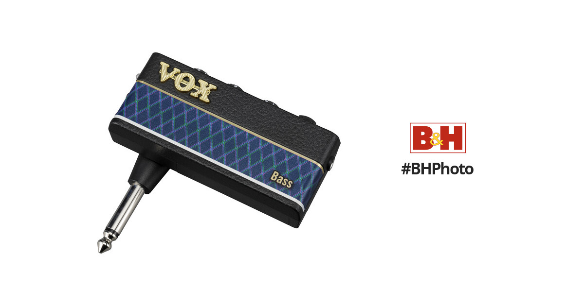 VOX amPlug 3 Bass In-Line Headphone Amplifier AP3BA B&H Photo