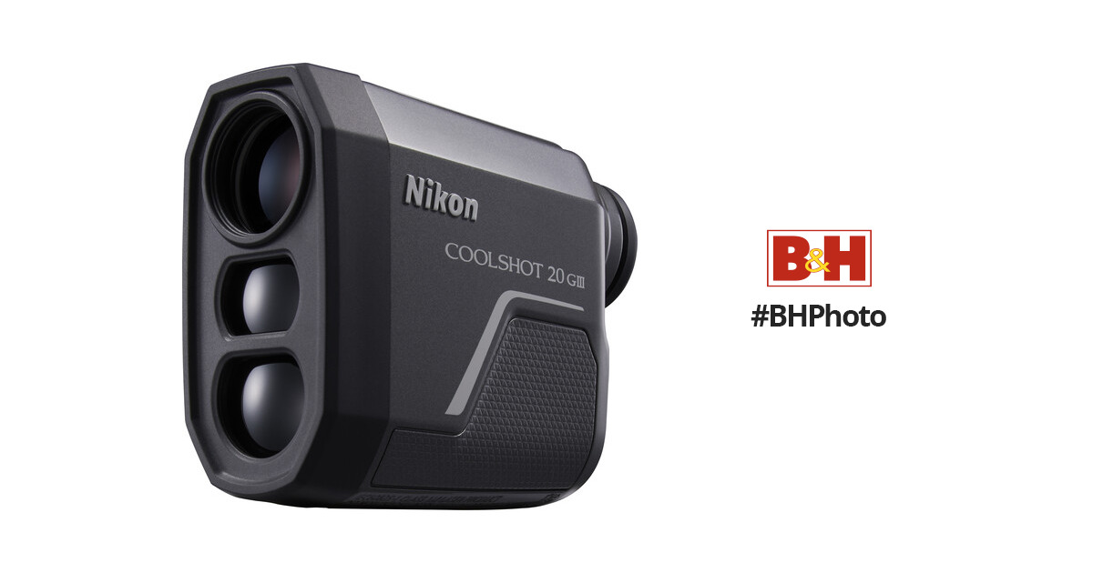 Nikon CoolShot 20 GIII 6x20 Golf Laser Rangefinder 16780 B&H