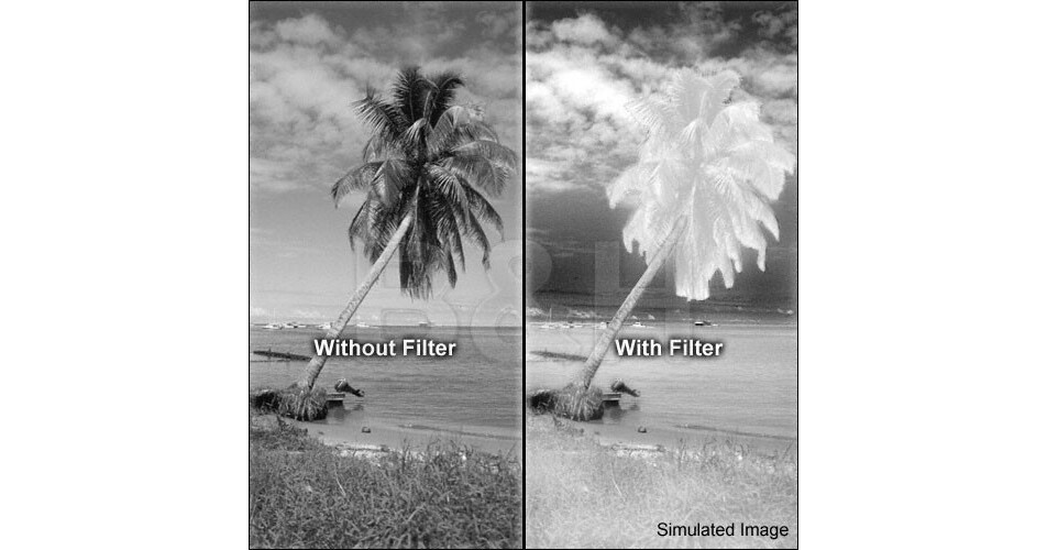 B+W 82mm 092M Infrared (IR) Dark Red Filter B&H Photo Video