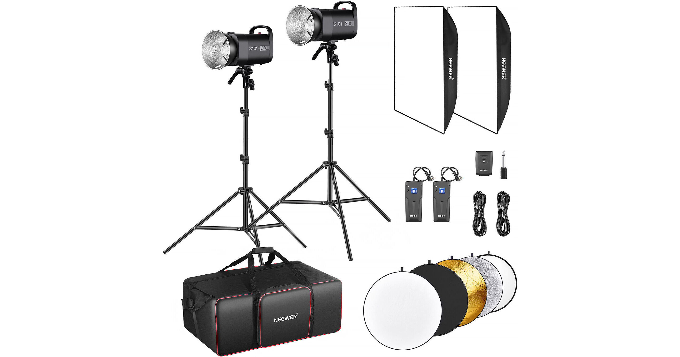 Neewer S101-300W Studio Monolight (2-Light Kit) 66604418 B&H