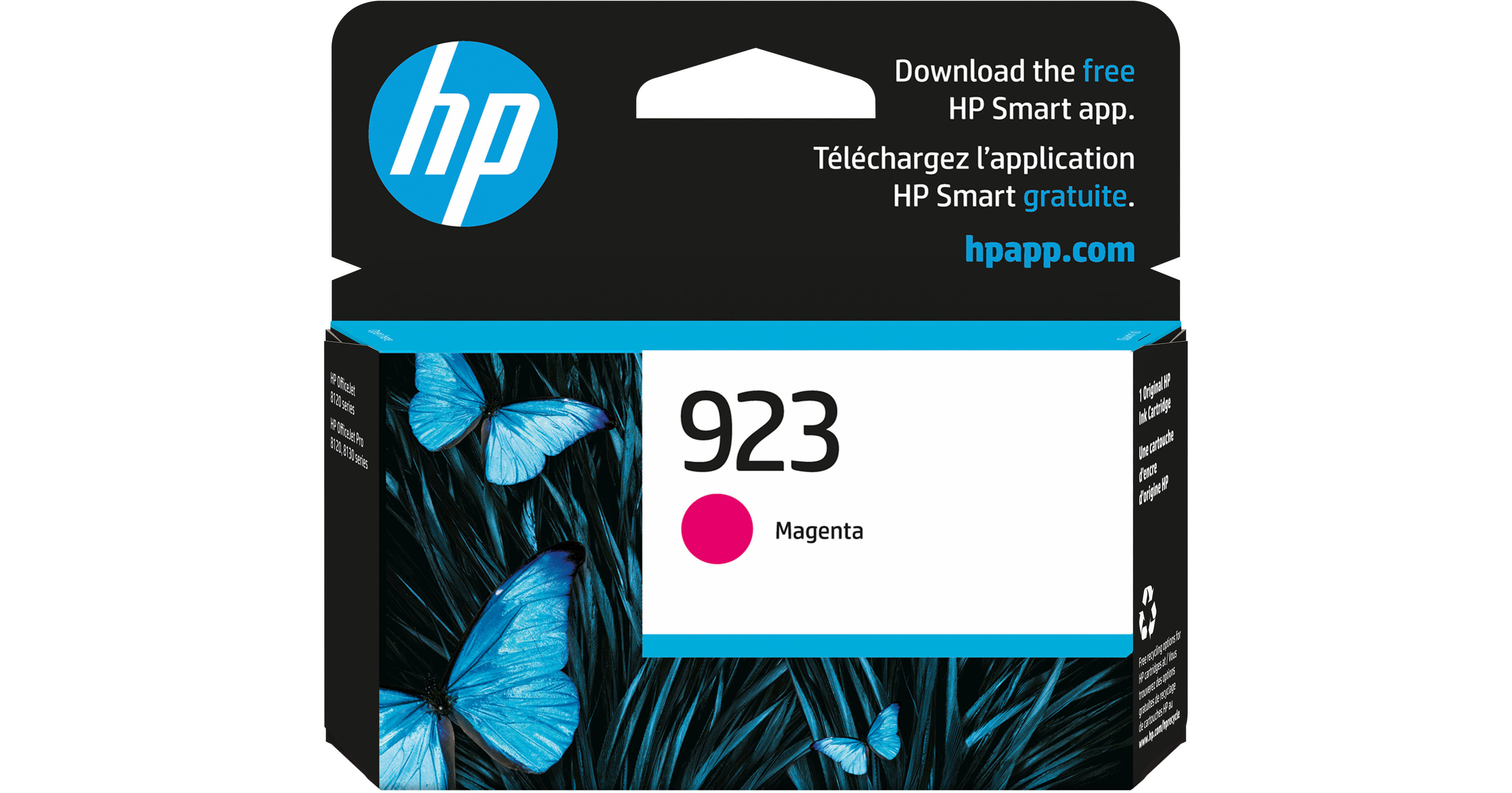 HP 923 Magenta Ink Cartridge 4K0T1LN B&H Photo Video