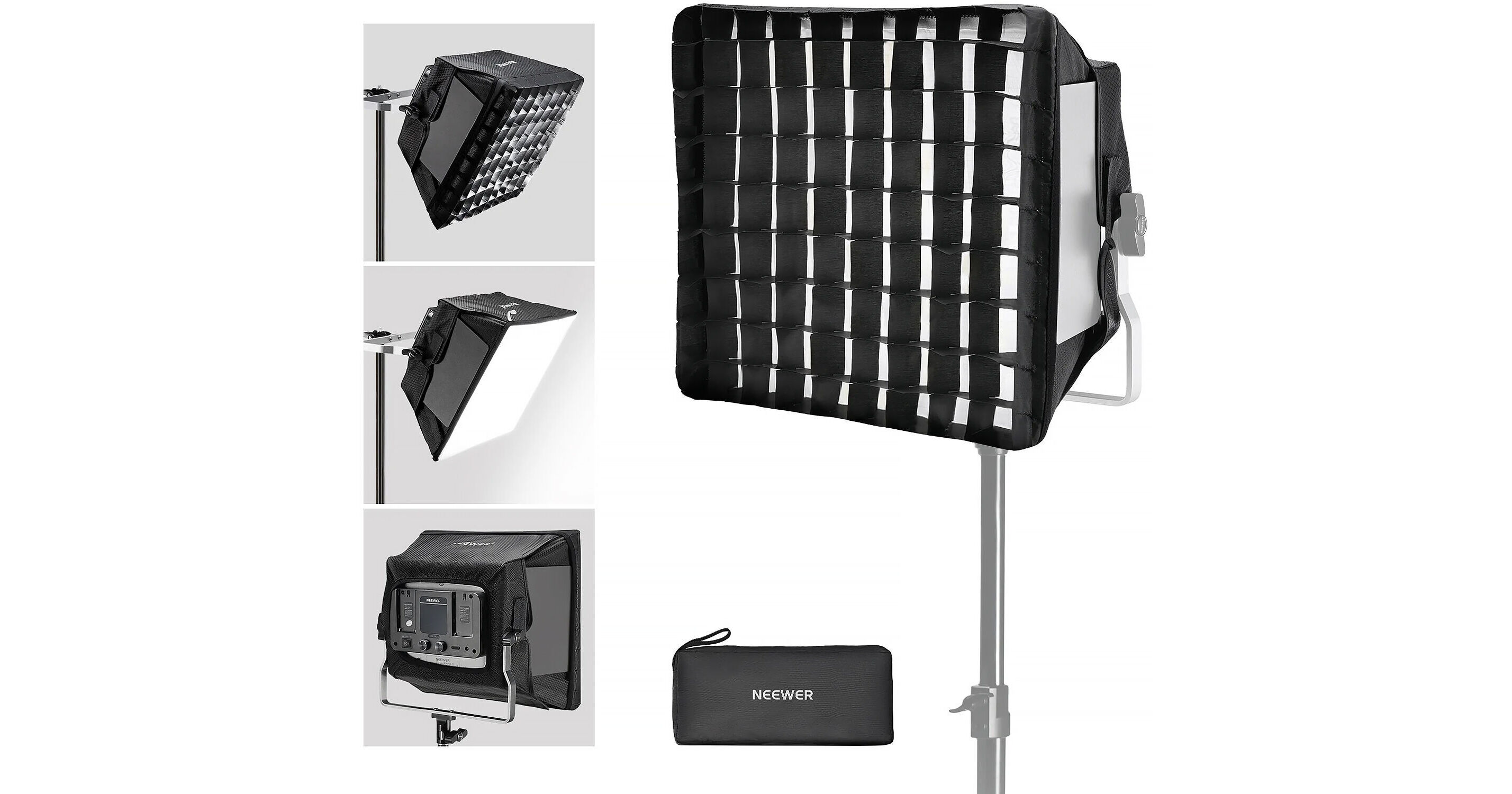 Neewer Softbox Diffuser with Grid for RGB660 PRO LED 66603341