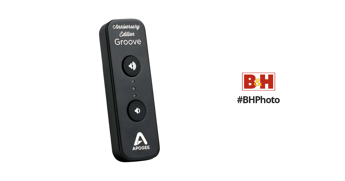 Apogee Electronics Groove Anniversary Edition 32-Bit / 192 kHz USB DAC and  Headphone Amp