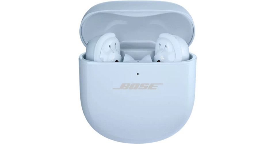 Bose QuietComfort Ultra Earbuds Noise-Canceling True Wireless In-Ear  Headphones (Moonstone Blue)